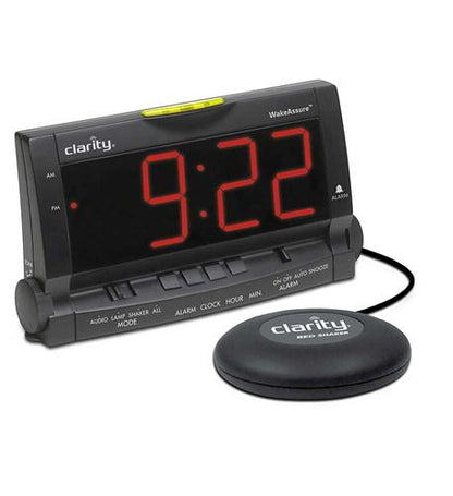 Wake Assure Alarm Clock 85dB - Black
