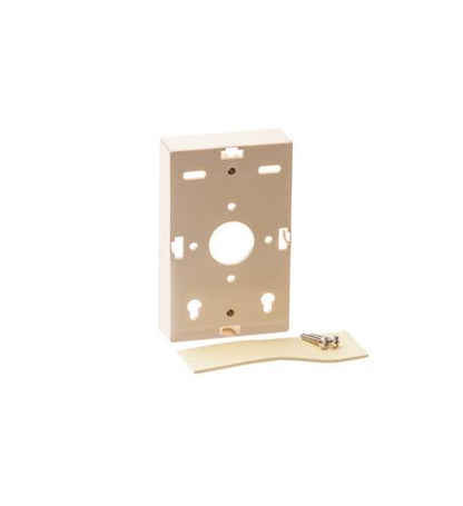 MOUNTING BOX, LOW-PROFILE, 1-GANG, IVORY