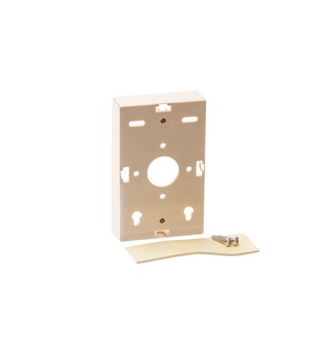 MOUNTING BOX, LOW-PROFILE, 1-GANG, IVORY
