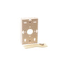 MOUNTING BOX, LOW-PROFILE, 1-GANG, IVORY