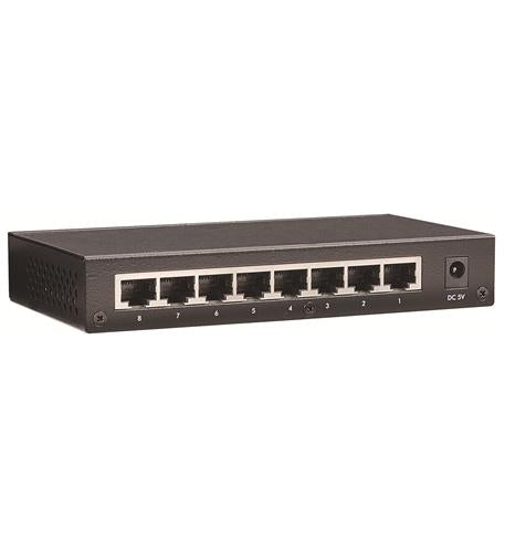 10/100 8 Port Switch, Desk, Metal