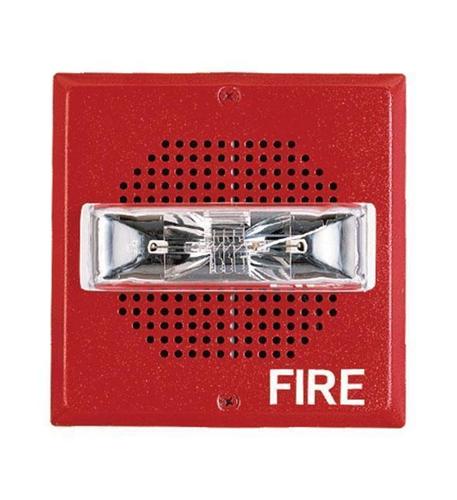 8W SPKR STR,WALL,24 VDC RED