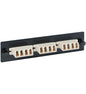 ADAPTER PANEL, 3 QUAD LC, 12F, BEIGE, MM