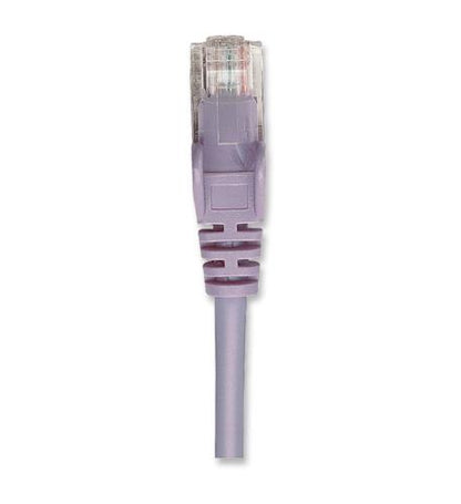 CAT5e BOOT PATCH CORD 5 FT PURPLE