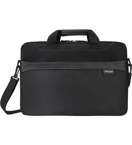 15.6in Bus Casual Slim Briefcase, BK