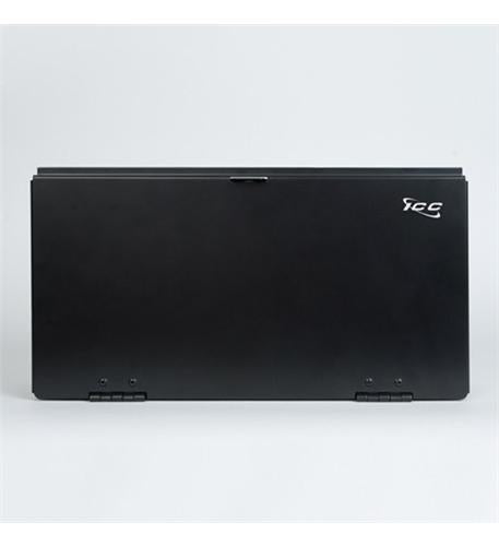 WALL ENCLOSURE,FIBER,2-PANEL,SINGLE DOOR