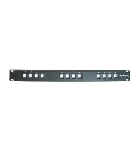 BLANK PATCH PANEL 12 PORT, 1RU