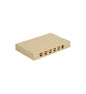 SURFACE MOUNT BOX, 12-PORT, IVORY
