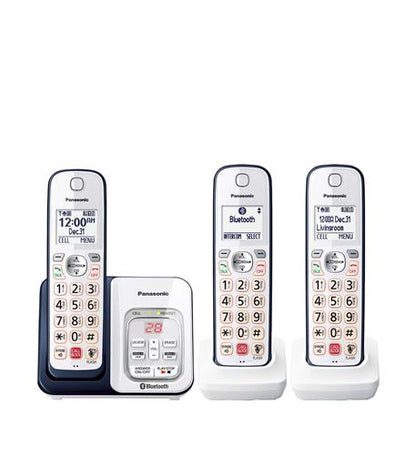 3 Handset Link2Cell Cordless Phone