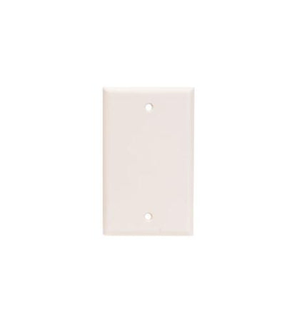 Flush Wall Plate Blank - Almond