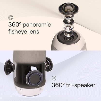 Meeting Owl 3 Premium Pack: 360-Degree, 1080p HD Smart Video Conference Camera, Microphone, and Speaker (Automatic Speaker Focus & Smart Zooming and Noise Equalizing)