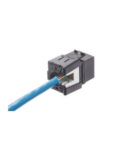 MODULE, CAT6A, HD, BLACK