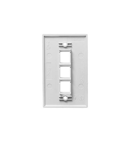 FP03PWH-SPK FACEPLATE 25 PK WHITE
