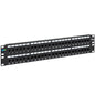 PATCH PANEL,CAT6A, FEED-THRU 48-P,2RMS