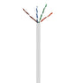 CAT6 550MHz NO SPLINE WHITE