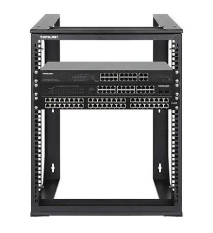 12U OPEN FRAME WALL RACK