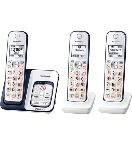 3 Handset Link2Cell Cordless Phone