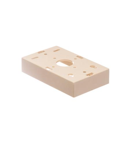 MOUNTING BOX, LOW-PROFILE, 1-GANG, IVORY