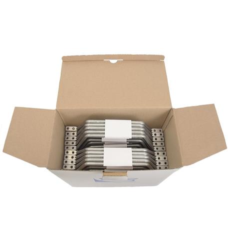 D-RING, METAL, CABLE MGMT, 3", 100 PK