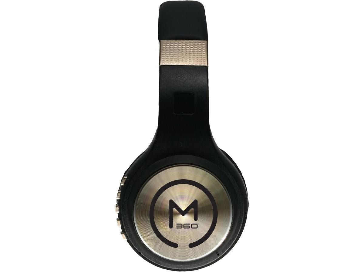 MORPHEUS 360 SERENITY WIRELESS OVER-THE-EAR HEADPHONES, BLUETOOTH 5.0 HEADSET WITH MICROPHONE, HIFI STEREO WIREDWIRELESS BLACKGOLD HP5500G