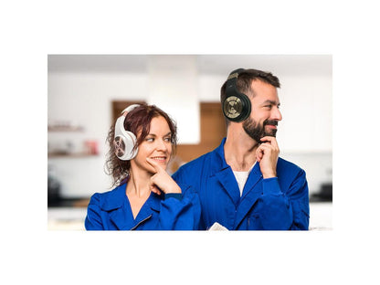 MORPHEUS 360 SERENITY WIRELESS OVER-THE-EAR HEADPHONES, BLUETOOTH 5.0 HEADSET WITH MICROPHONE, HIFI STEREO WIREDWIRELESS BLACKGOLD HP5500G