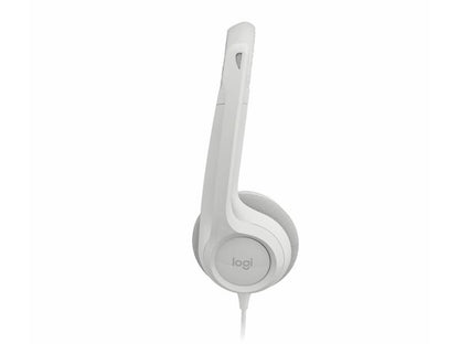 Logitech H390 Wired Headset for PC/Laptop, Off-white - headset