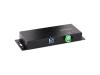 StarTech.com 4-Port Industrial USB 3.0 5Gbps Hub, Rugged USB Hub w/15kV Air/8kV Contact ESD and Surge Protection, DIN/Wall/Desk Mountable USB-A Hub, USB Expansion Hub with Locking Ports - Metal Construction (5G4AINDNP-USB-A-HUB)
