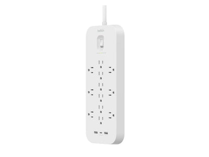 12-OUTLET, 6 CORD, USB A-C