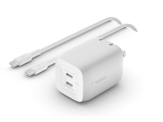 65W DUAL USB-C GAN CHARGER + CABLE