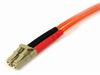 StarTech.com 30m Fiber Optic Cable - Multimode Duplex 50/125 - LSZH - LC/LC - OM2 - LC to LC Fiber Patch Cable (50FIBLCLC30) - network cable - 30 m - orange
