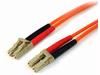 StarTech.com 30m Fiber Optic Cable - Multimode Duplex 50/125 - LSZH - LC/LC - OM2 - LC to LC Fiber Patch Cable (50FIBLCLC30) - network cable - 30 m - orange