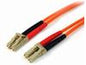 StarTech.com 30m Fiber Optic Cable - Multimode Duplex 50/125 - LSZH - LC/LC - OM2 - LC to LC Fiber Patch Cable (50FIBLCLC30) - network cable - 30 m - orange