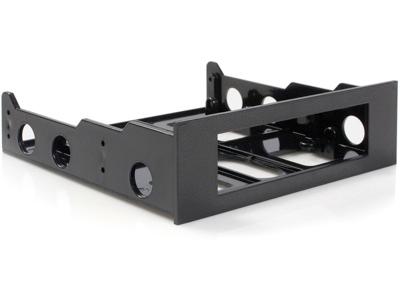 StarTech.com 3.5" to 5.25" Front Bay Adapter - Mount 3.5" HDD in 5.25" Bay - Hard Drive Mounting Bracket w/ Mounting Screws (BRACKETFDBK) - storage bay adapter