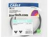 StarTech.com 3ft CAT6 Ethernet Cable, 10 Gigabit Snagless RJ45 650MHz 100W PoE Patch Cord, CAT 6 10GbE UTP Network Cable w/Strain Relief, Black, Fluke Tested/Wiring is UL Certified/TIA - Category 6 - 24AWG (N6PATCH3BK) - patch cable - 3 ft - black