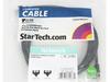 StarTech.com 7ft CAT6 Ethernet Cable, 10 Gigabit Snagless RJ45 650MHz 100W PoE Patch Cord, CAT 6 10GbE UTP Network Cable w/Strain Relief, Black, Fluke Tested/Wiring is UL Certified/TIA - Category 6 - 24AWG (N6PATCH7BK) - patch cable - 7 ft - black