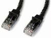 StarTech.com 7ft CAT6 Ethernet Cable, 10 Gigabit Snagless RJ45 650MHz 100W PoE Patch Cord, CAT 6 10GbE UTP Network Cable w/Strain Relief, Black, Fluke Tested/Wiring is UL Certified/TIA - Category 6 - 24AWG (N6PATCH7BK) - patch cable - 7 ft - black