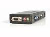 StarTech.com 4 Port Black USB KVM Switch Kit with Cables and Audio - desktop KVM Switch - VGA KVM Switch - USB KVM Switch 4 Port (SV411KUSB) - KVM / audio switch - 4 ports
