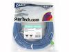 StarTech.com 50ft CAT6 Ethernet Cable, 10 Gigabit Snagless RJ45 650MHz 100W PoE Patch Cord, CAT 6 10GbE UTP Network Cable w/Strain Relief, Blue, Fluke Tested/Wiring is UL Certified/TIA - Category 6 - 24AWG (N6PATCH50BL) - patch cable - 50 ft - blue