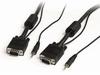 StarTech.com 6 ft High Resolution Monitor VGA Cable w/ Audio - HD15 M/M - VGA cable - 6 ft