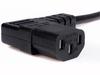 StarTech.com 6ft (1.8m) Computer Power Cord, NEMA 5-15P to Right Angle C13 Power Cord, 10A 125V, 18AWG, Replacement AC Power Cord, Monitor Power Cable, NEMA 5-15P to IEC 60320 C13 Power Cord - PC Power Supply Cable - power cable