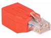 StarTech.com Cat6 Cable - Cat6 Crossover Adapter - GbE - Red - Ethernet Network Cable (C6CROSSOVER) - crossover adapter - red