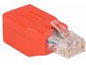 StarTech.com Cat6 Cable - Cat6 Crossover Adapter - GbE - Red - Ethernet Network Cable (C6CROSSOVER) - crossover adapter - red