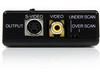 StarTech.com High Resolution VGA to Composite (RCA) or S-Video Converter - PC to TV Video Adapter - 1600x1200 RGB to TV (VGA2VID) - video converter - black