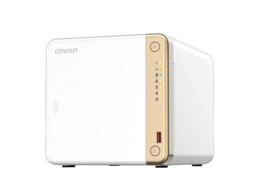 QNAP 4-BAY DESKTOP NAS, INTEL CELERON N4505 DUAL-CORE PROCESSOR, 4GB DDR4 RAM ON-BOARD (NON-EXPANDAB
