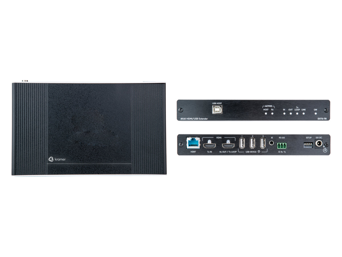 4K60 4:4:4 HDMI Extender with USB,RS232,IR over LongReach HDBaseT 3.0