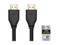 Monoprice 8K Certified Ultra High Speed HDMI Cable - HDMI 2.1 8K@60Hz 4K@120Hz 48Gbps HDR VRR CL2 In-Wall Rated 6ft Black