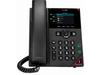 Poly VVX 250 4-Line IP Phone and PoE-enabled WW