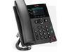 Poly VVX 250 4-Line IP Phone and PoE-enabled with Power Supply US