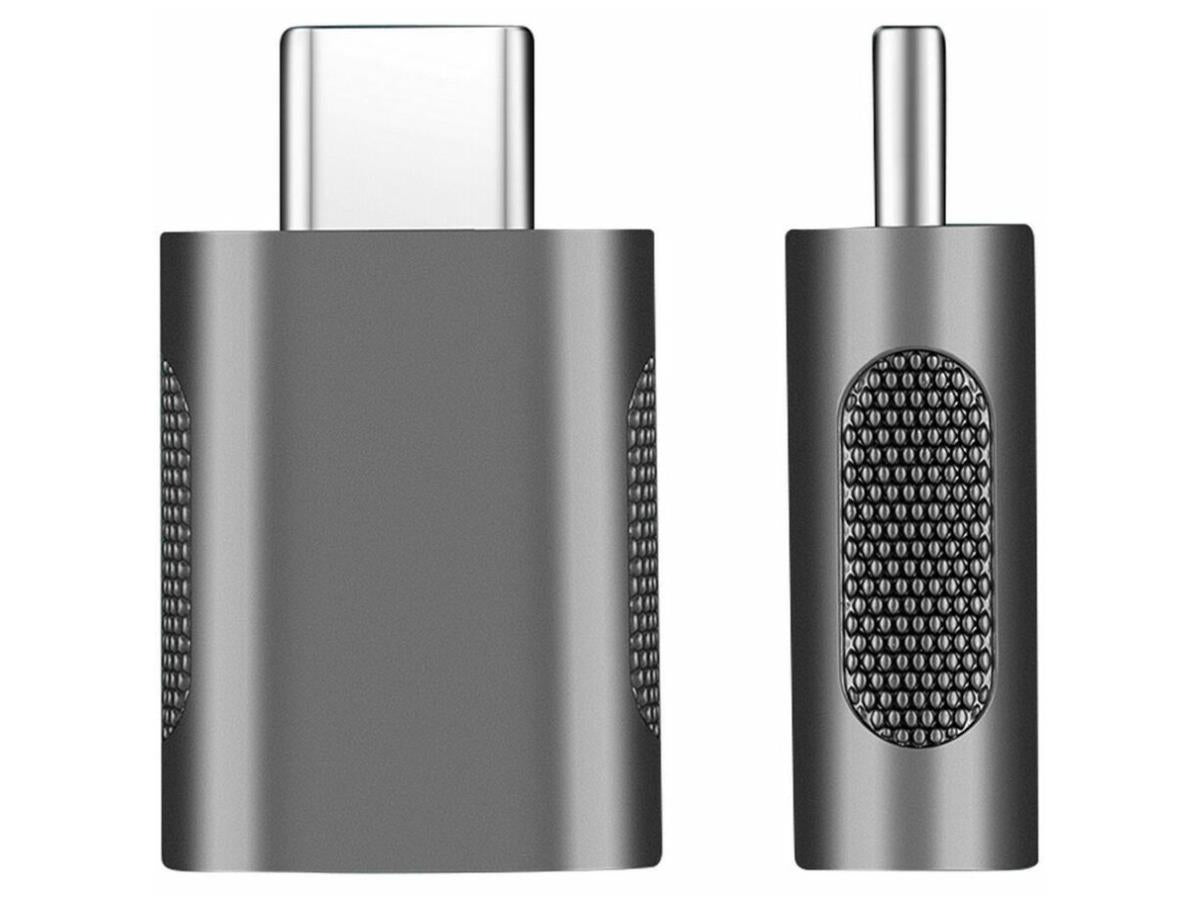 Female USB-A to Male USB-C Adapters (4 pack)