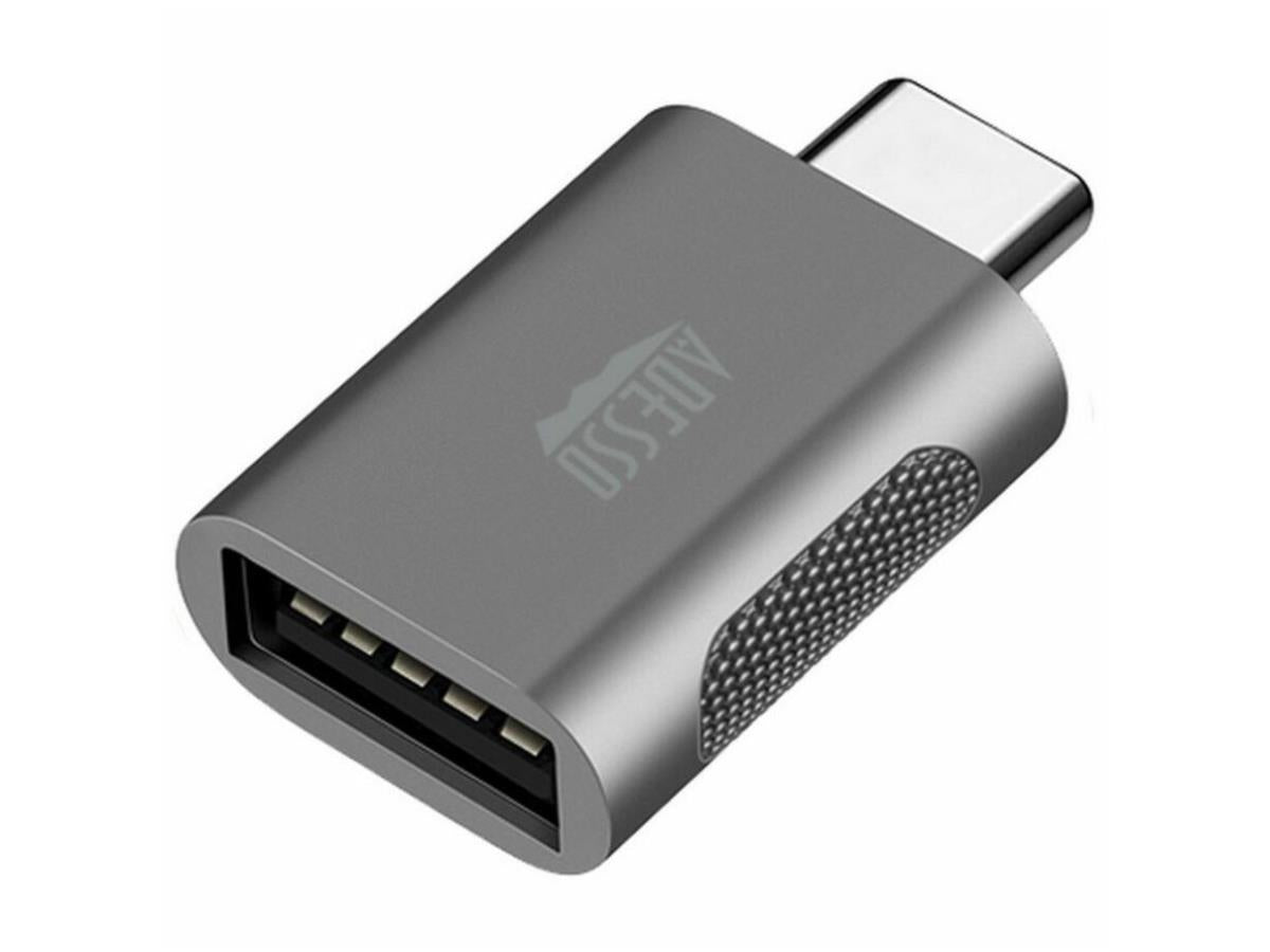 Female USB-A to Male USB-C Adapters (4 pack)